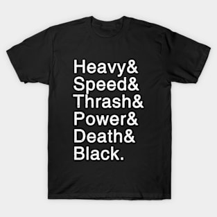 Metal Helvetica T-Shirt